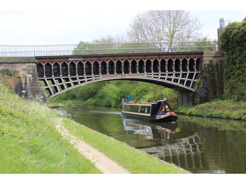 Boat Going Under The Engine Arm