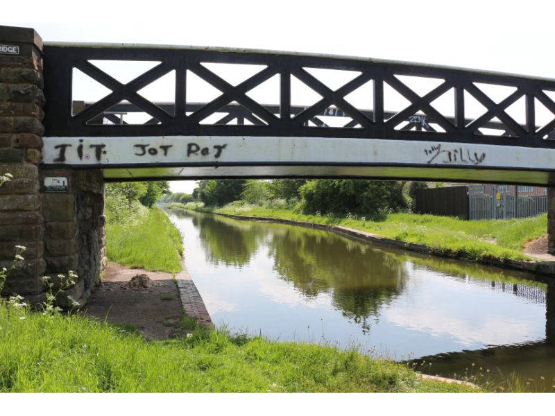  A basin, just about still visible, that served the nearby Hamstead Colliery (1875 - 1965)