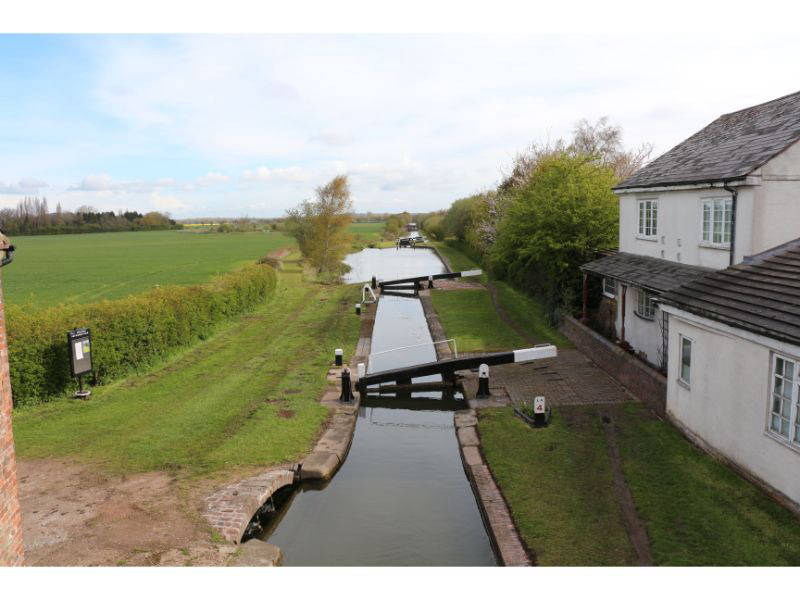 Curdworth Locks from Marston Lane Bridge